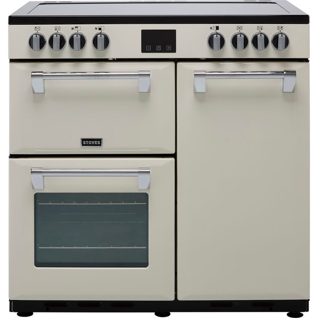 Stoves Belmont 90E 90cm Electric Range Cooker with Ceramic Hob - Cream - A/A/A Rated